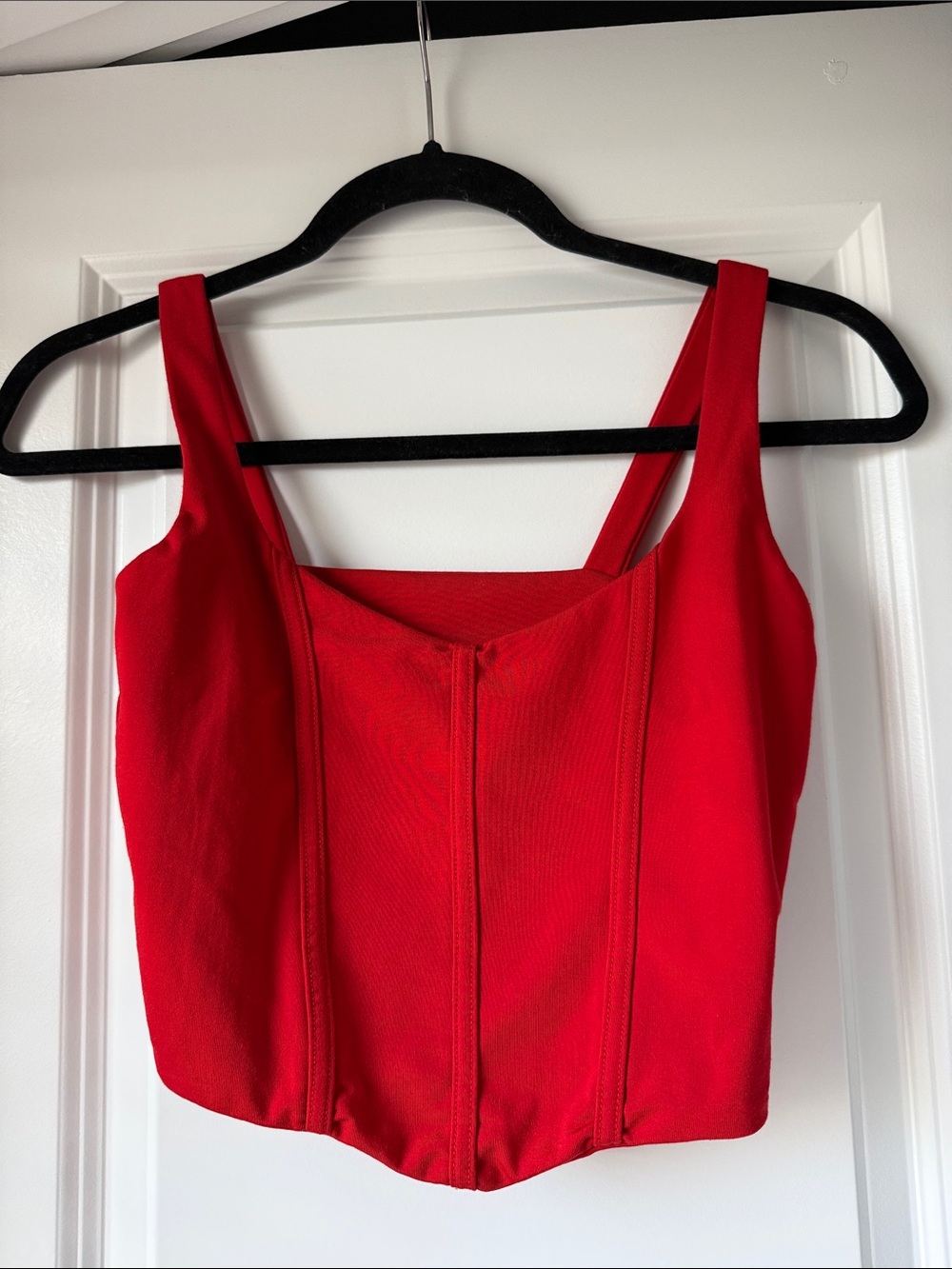 Red Women’s Square-Neck Tank Top